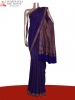 Pure Handloom Zari Butta Banarasi Crepe Silk Saree